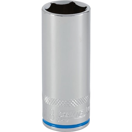 Channellock 3/8 In. Drive 18 mm 6-Point Deep Metric Socket 389366